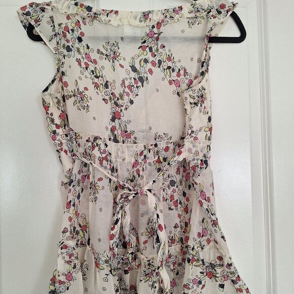 Zoe D Multicolor Top silk‎ cotton size xs - Picture 4 of 6